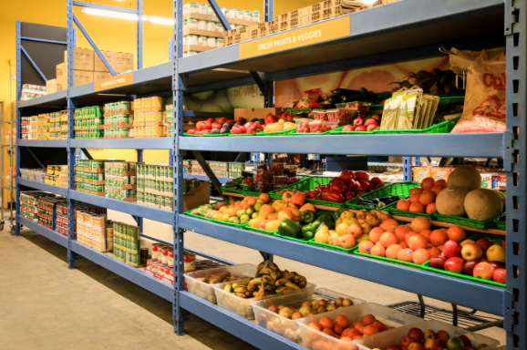 Fresh food at the food shelf