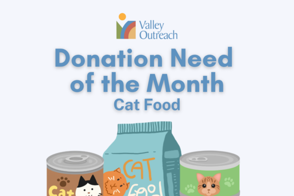 Cat food bag and cans